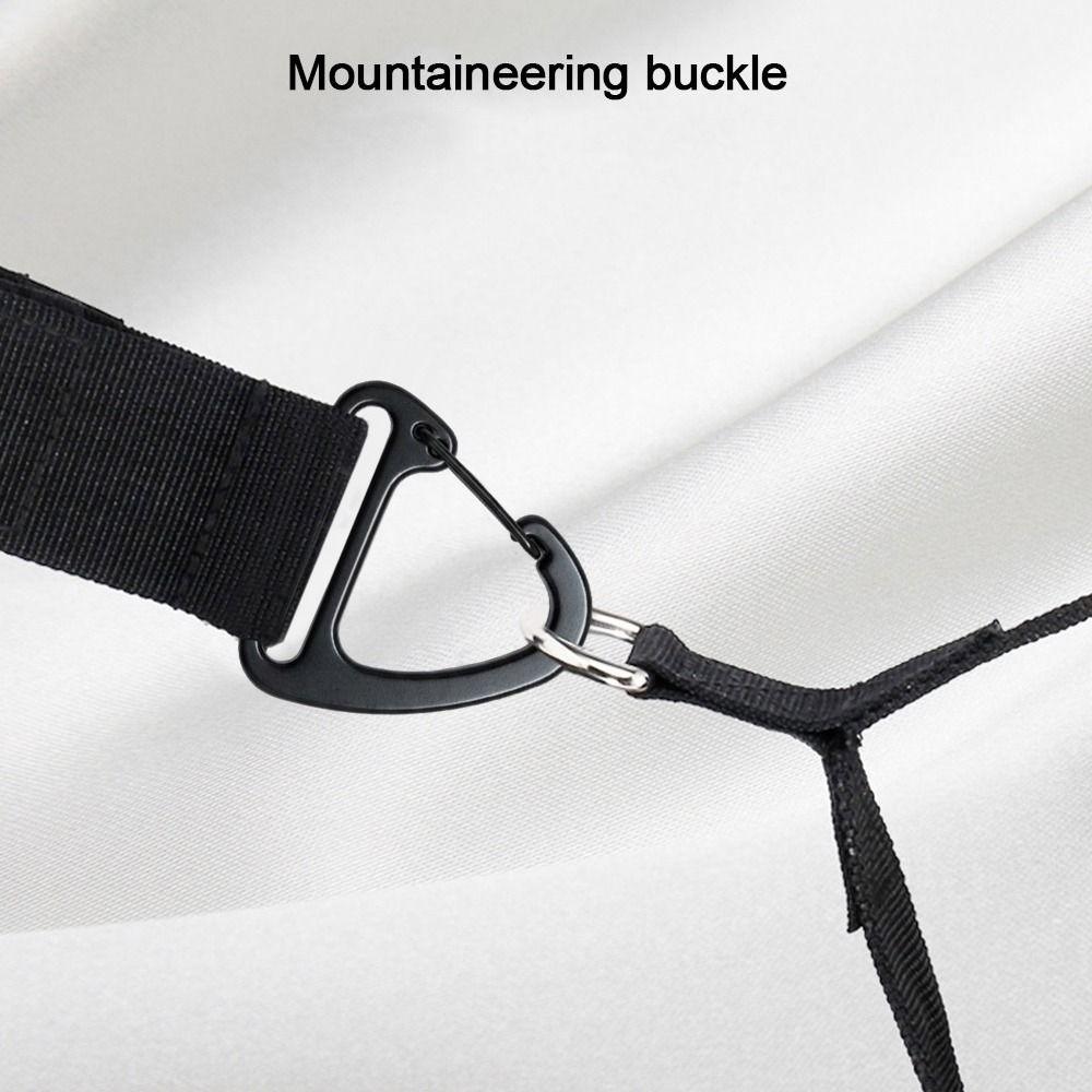 4 Colors Triangle Carabiner 32mm Keychain Belt Buckles Spring Quickdraws Clip  Camping Hiking