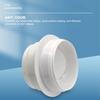 White Wide Application Duct Hose Check Valve Sturdy And Durable For Various Ventilation Needs
