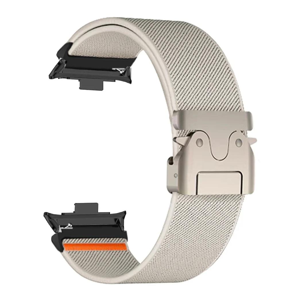 Nylon Strap For Redmi Watch 5 4 Bracelet For Xiaomi Mi Band 9pro/8pro Wristband Men Women Sports Watchband Metal Strap Accessory