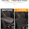Car Center Console Cover,Car Accessories,Arm Rest Cover for Vehicle,Armrest Seat Box Pad,Microfiber Leather Car Arm Rest Cover with 2 Storage