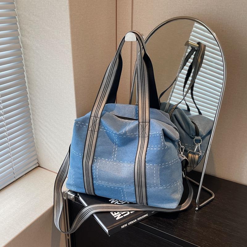 Вместительная тканевая сумка женская новая летняя универсальная сумка-мессенджер повседневная на плечо студенческая для учебы сумка-тоут