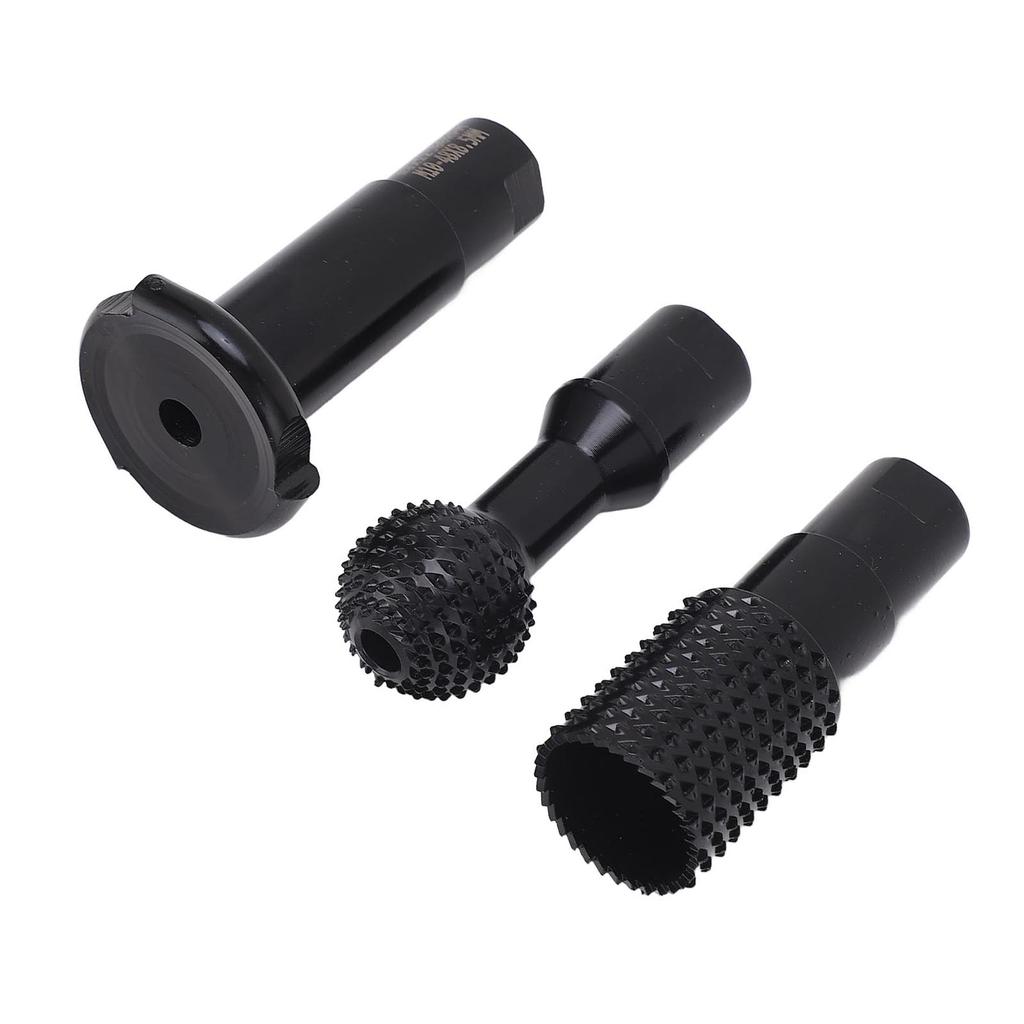 3PCS Angle Grinder Attachments M10 Rotary Sphere Burr Grinding Slotting Polishing Tools for Wood Pla