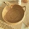 Cat Bed Pet Nest Pure Manual Rattan Woven Cattailgrass Cat Scratch Board Removable Washable Winter Warm Pad All-Season Dog House