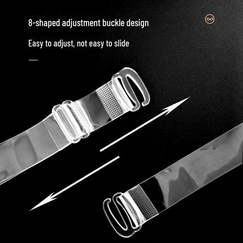 Невидимые нескользящие эластичные бретели для бюстгальтера для женщин