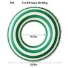 Rooxin Thickened Inflatable Swimming Ring Tube Water Park Swimming Circle For Kids Adults Swim Ring Pool Float Toy