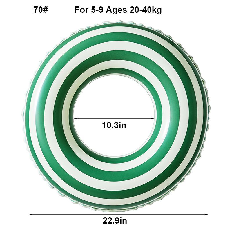 Rooxin Thickened Inflatable Swimming Ring Tube Water Park Swimming Circle For Kids Adults Swim Ring Pool Float Toy