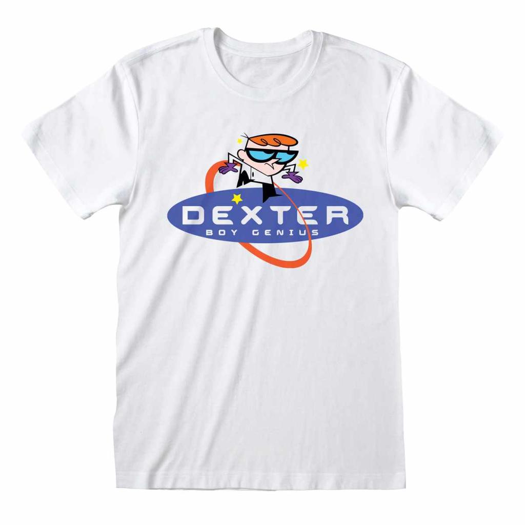 Dexters Laboratory Unisex Adult Boy Genius T-Shirt