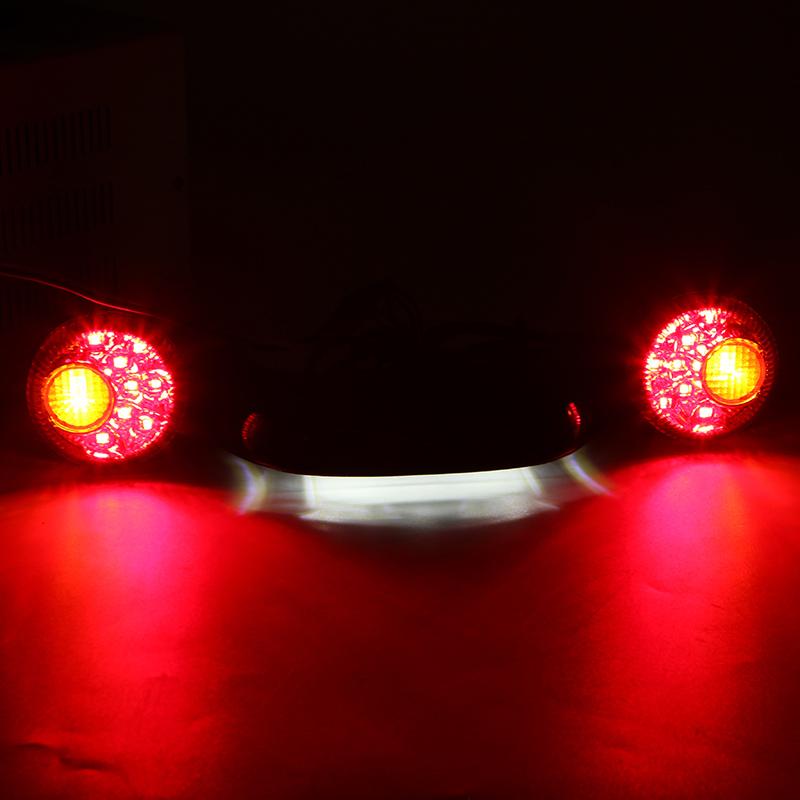 Светодиодный задний указатель поворота для мотоцикла, стоп-сигнал, задний фонарь, лампа для Harley Davidson 2010-Later Road Glide, прозрачный указатель поворота