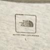 THE NORTH FACE Back logo Short sleeve T-shirt L gray Men's Used