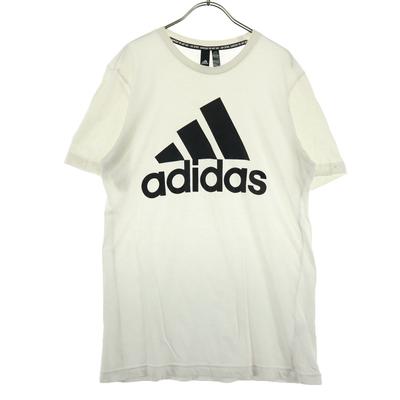 Косметические товары футболка с коротким рукавом с принтом логотипа adidas L белая Женская Б/У