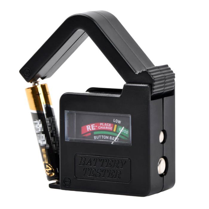 AIMOONSA Testeur de piles numérique BT860 - universel AA/AAA/C/D 1,5V/9V sans alimentation