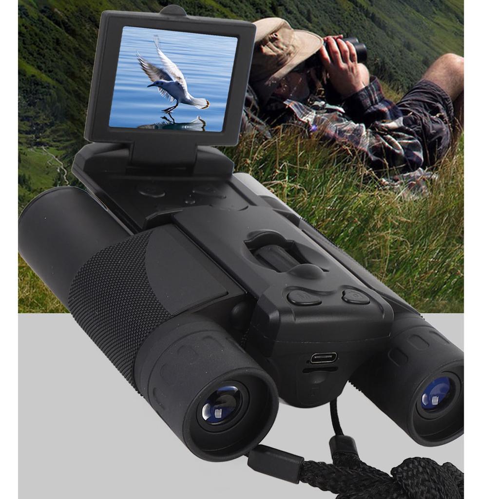 10x25 Digital Binoculars with Camera 48MP 2.5K HD 2 Inch Color Screen 8x Digital Zoom Type C Video Photo Recorder Binoculars for Bird Watching
