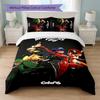 Miraculous Ladybug Print 3Pcs Duvet Cover Set 1 Duvet Cover and 2 Pillowcases Soft Bed Linen For Household Bedroom