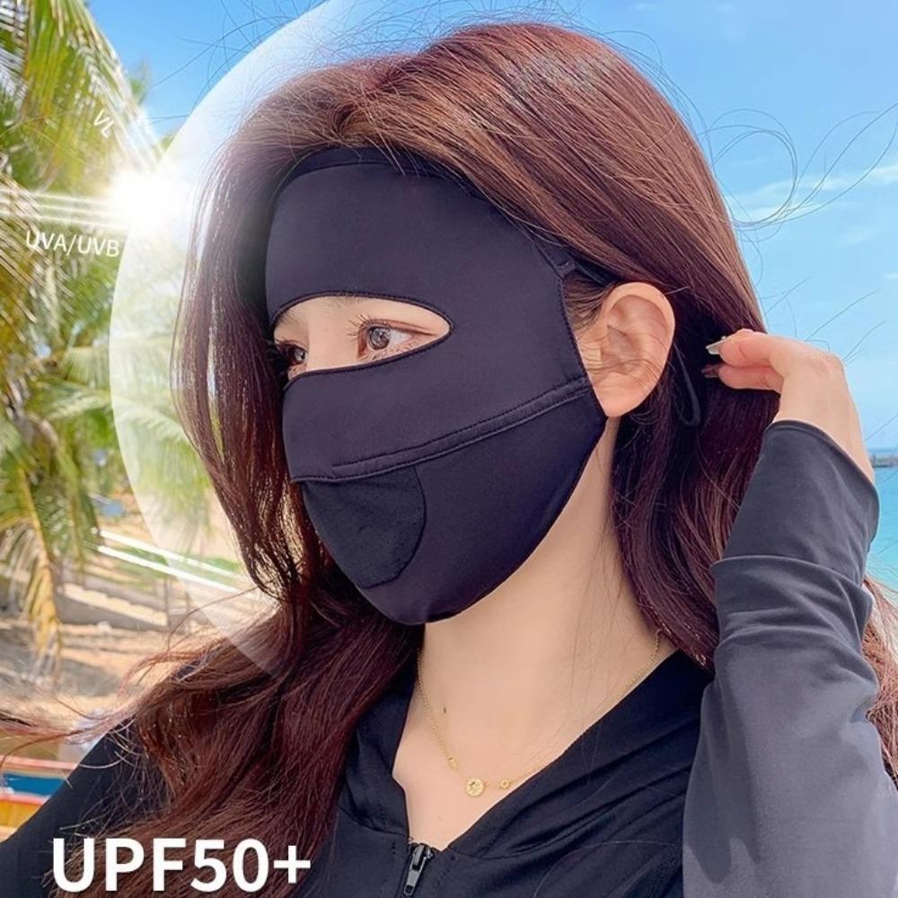 Traceless Sunscreen Mask Anti-UV Face Veil New Facial Gini Outdoor Sports