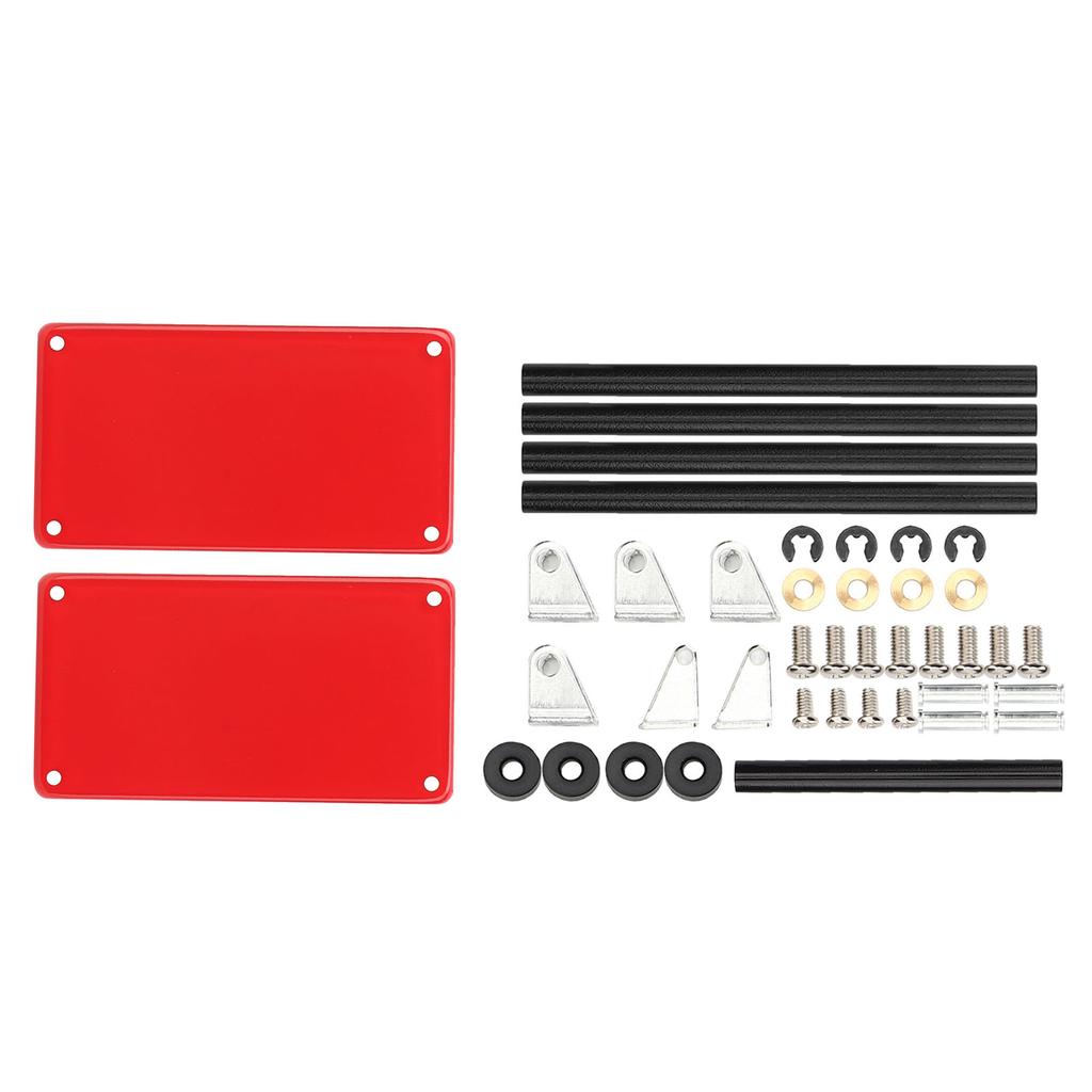 Mini 2‑Tier Tools Storage Trolley Mobile Workshop Garage Repair RC Accessories for 1 8 1 10 1 12 1 16 Scale Model Large