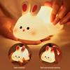 Bunny Night Light Dimmable Rabbit Bedside Lamp with Tap Sensor 3 Brightness Levels Rechargeable Bunny Table Lamp for Kids And Adults Bedroom