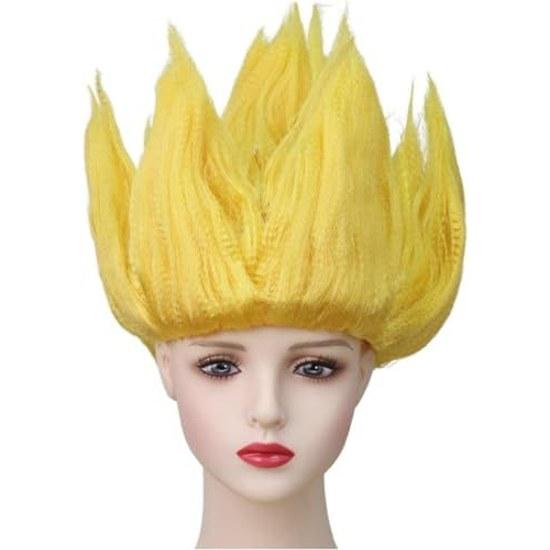 wigfunnyDragon BallcosplaySuper SaiyanwigSon Gokucostume partyfree size