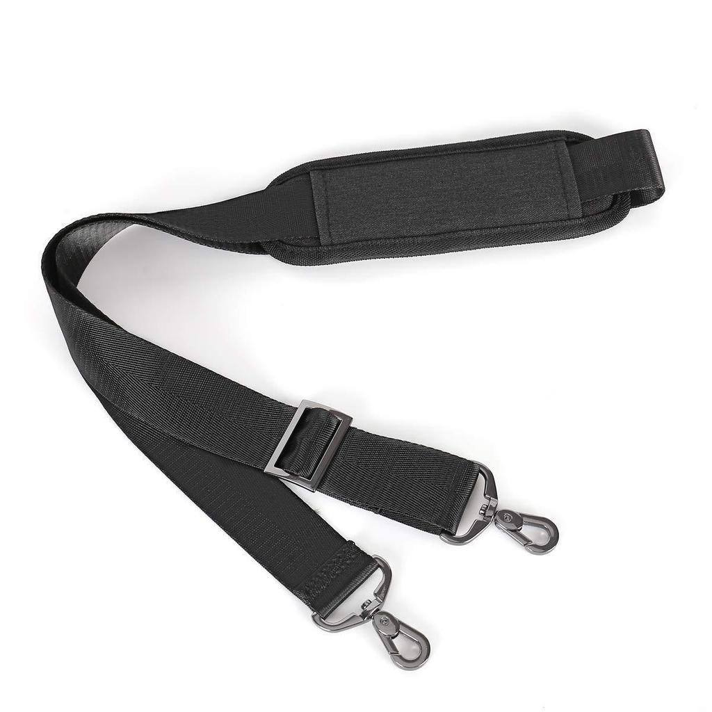 Adjustable Nylon Shoulder Strap with Non-Slip Pad for Laptop Bags and Backpacks - Universal Fit.