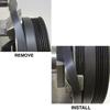 Truck Auto Cart Vehicles Stretch Belt Installer & Remover 2 IN 1Design Repair Tool Metal Material Black/Silver Color for Choose