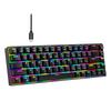 68 Клавиш Проводная Механическая Клавиатура RGB Подсветка Горячая Замена Компактный Дизайн для Игр