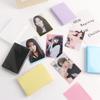 New Macaron 3-Inch Silk Two-Layer Frosted Card Sleeve Album - Small PP Protective Film