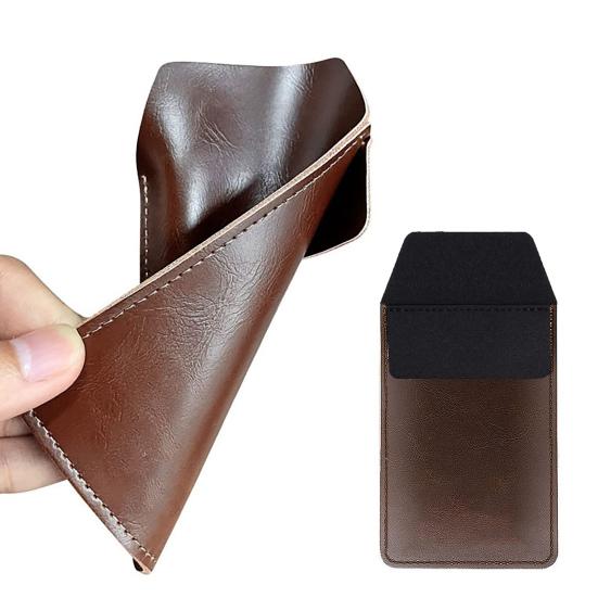 Сумка для ручек, нежная текстура, сплошной цвет, карманный протектор из искусственной кожи, органайзер для карандашей, сумка для лаборатории