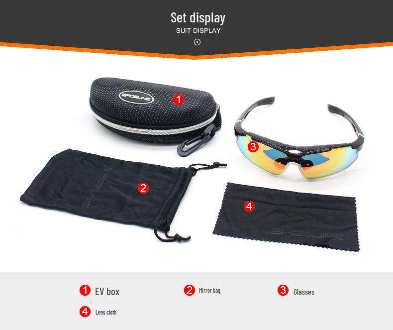 Фотохромные велосипедные очки: Ветрозащитные, Пескозащитные Очки для Мужчин и Женщин - Снаряжение для Спорта на Открытом Воздухе и Бега.