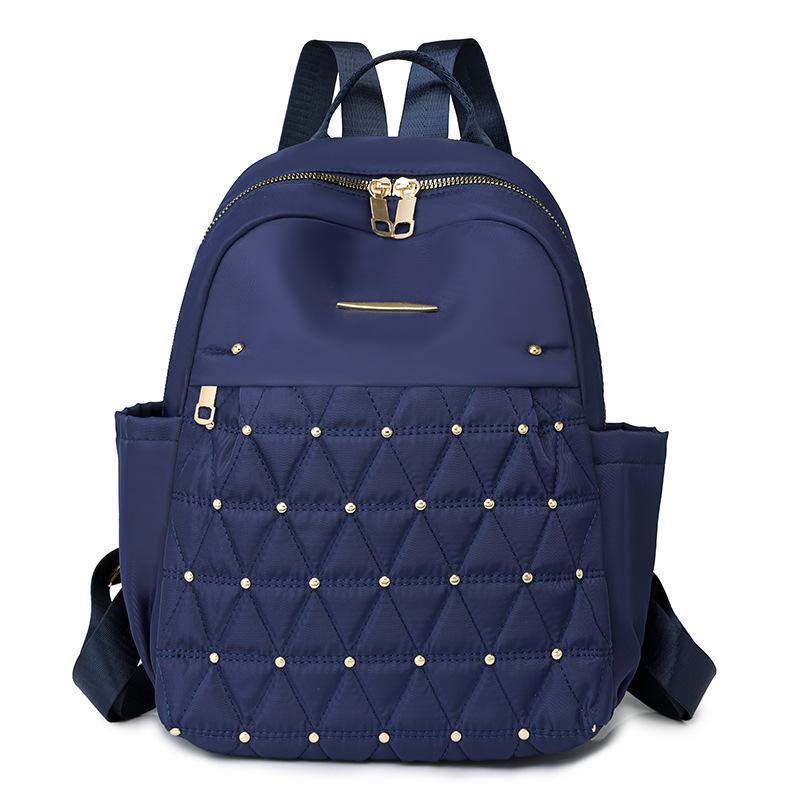 Ромбовидная вышивка рюкзак женский рюкзак большой емкости водоотталкивающий дорожный рюкзак