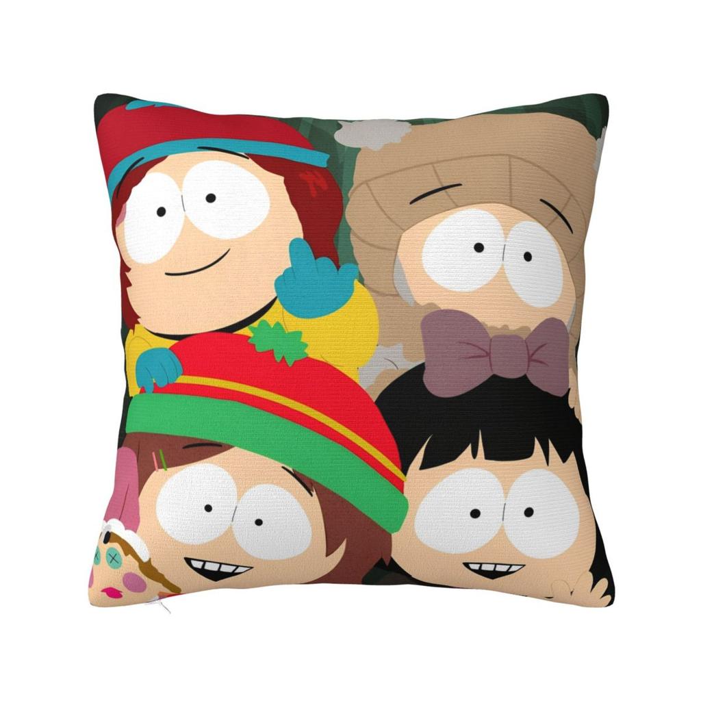Southpark Tv Show Pillow Cover Merchandise Printing Cushion Cover Gift Throw Pillow Case Cover Home Multi Size