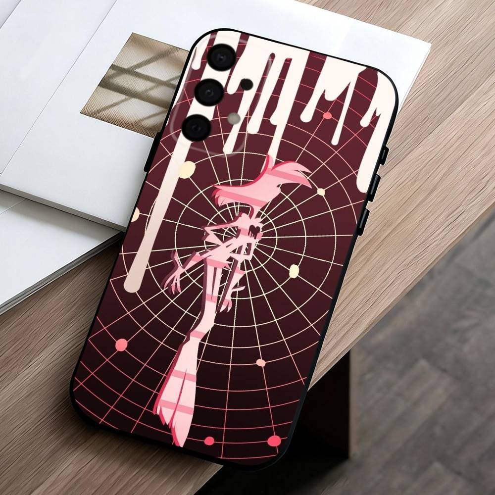A-Angel D-DustS H-Hazbin H-Hotel Чехол для телефона Samsung Galaxy A73,A72,A71,A70,A53,A52,A51, Мягкий силиконовый черный чехол