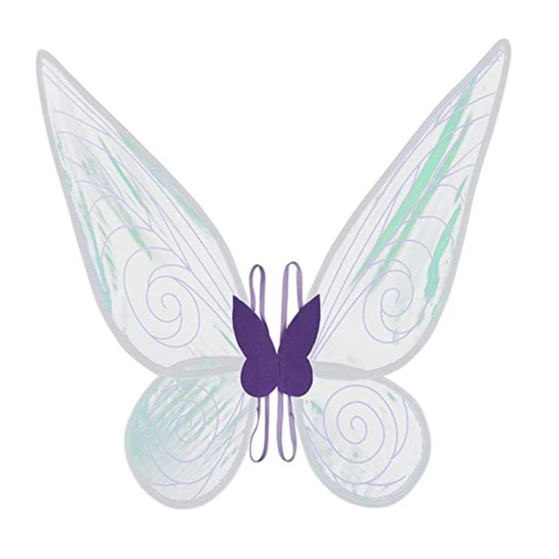 Праздничная вечеринка, ослепительное крыло бабочки, Хэллоуин, костюм феи и ангела, реквизит