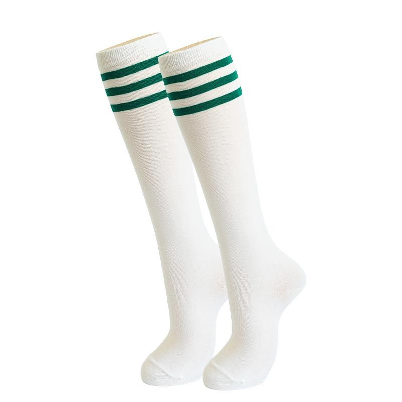 5 Pairs of Winter Warm Knitting Socks for Women Knee Calf Socks Women's Socks Striped Party Performance Socks Calf Socks Sports JK Academy