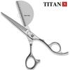 TITAN Professional Laser Wire Hair Scissors Haircut Scissor Cut Barber Cutting Shears Hairdresser Scissors Jp 440C Steel 6inch