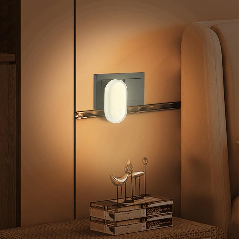 Светодиодный ночник настенный светильник EU Plug Light Control индукционный энергосберегающий светильник для защиты окружающей среды спальня домашний декор