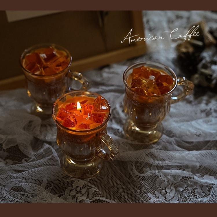 Подарочная свеча с ароматом кофе Креативный маленький подарок Атмосферная чашка Воск