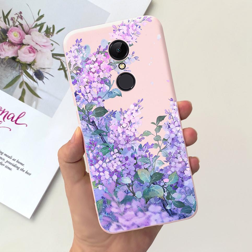 Чехол для Xiaomi Redmi 5 5a 5 Plus Астронавт Черный Луна Полночь Узор Мягкий ТПУ Силикон Fundas Для Redmi5 5Plus 5+ Корпус