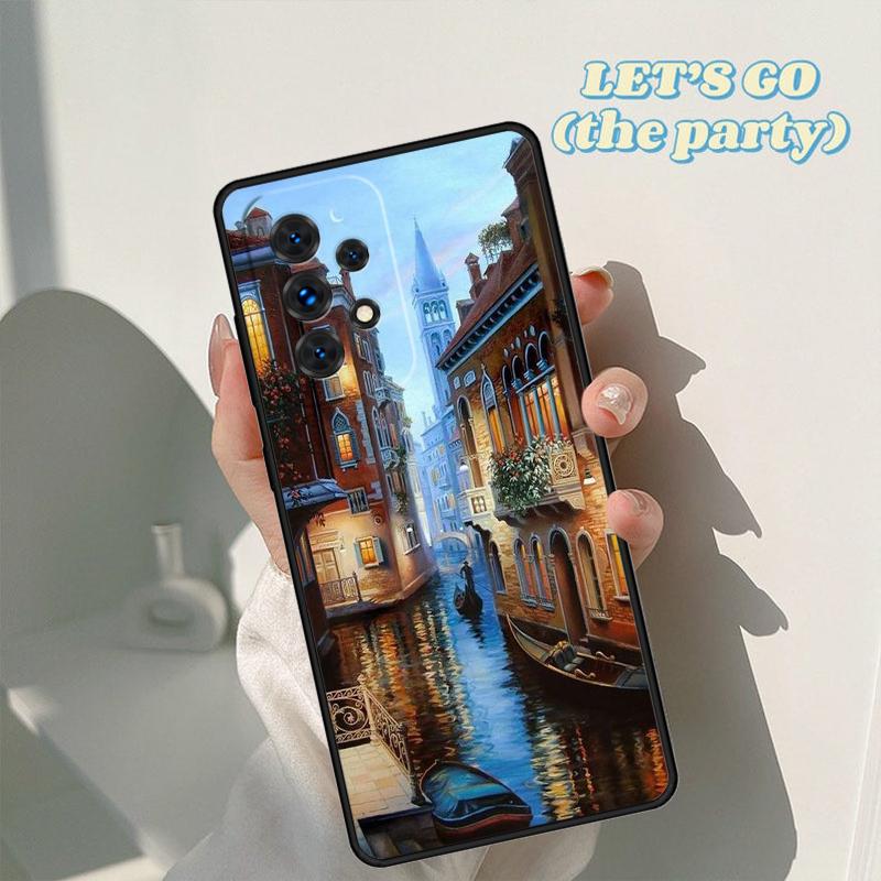 Чехол для телефона Travel italy Street Venice Для Samsung Galaxy A42 A31 A40 A51 A71 A32 A80 A91 A52 A72 A20e A21S A50 A70 A11 A12