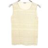 No Sleeve Race Cut 36 Ivory Women Used