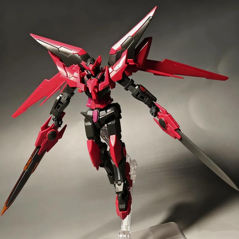 Hg 1/144 Bf Exia Dark Matter Сборная Модель Фигурка Действия Кукла ПВХ Игрушка Меха Фигурка Коллекционная Украшение Сюрприз Подарок для Мальчика