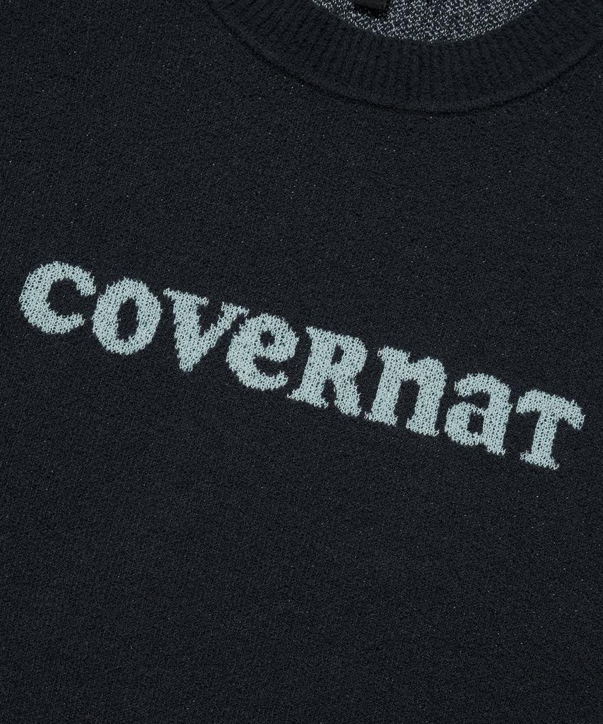 COVERNAT WOMAN Cooper Logo Half Knit Navy
