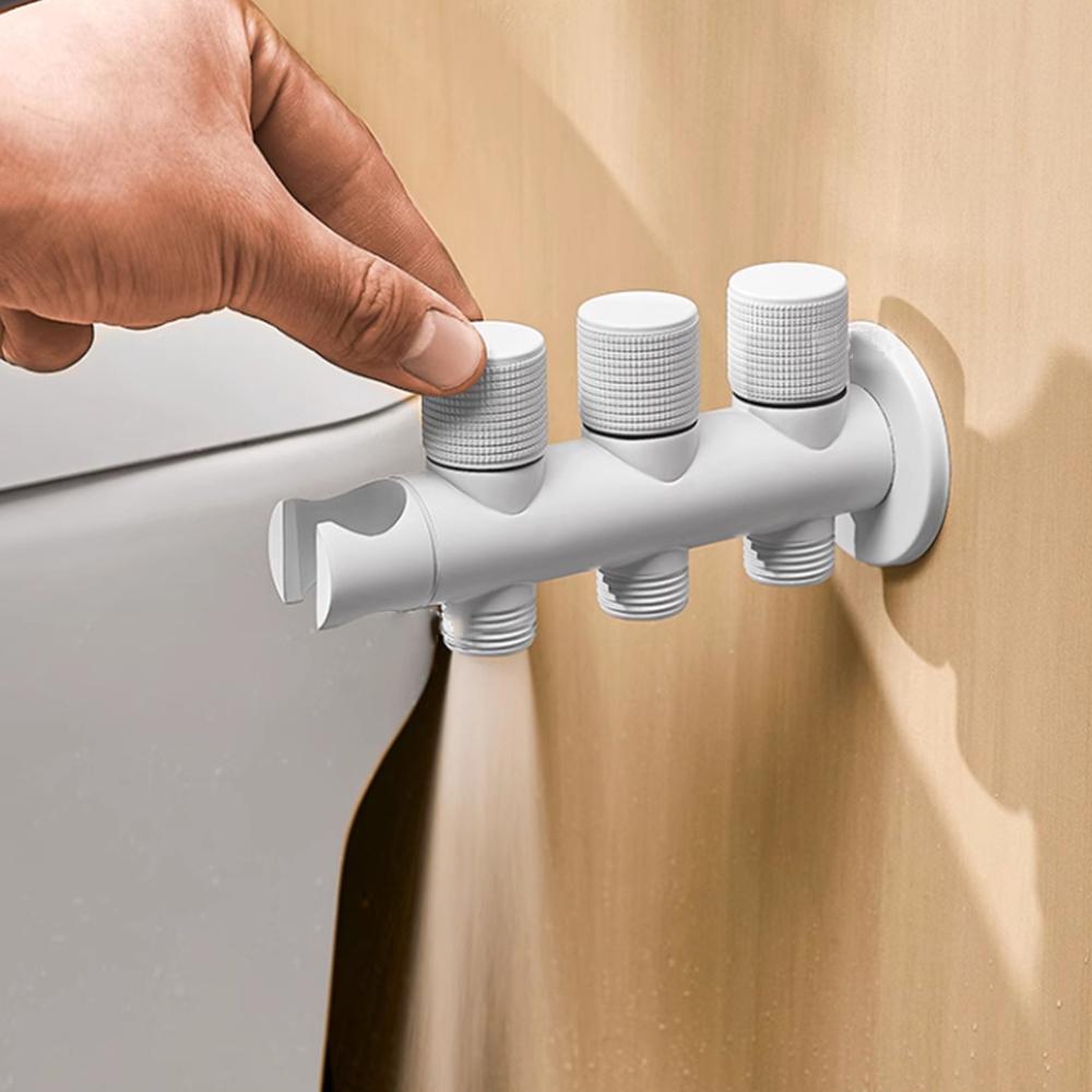 Ручной распылитель для биде, белый латунный распылитель для душа, ручной распылитель для унитаза, биде, смеситель, насадка для душа, самоочищающаяся 811591