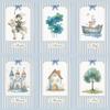 [Officially Imported, Limited Quantity] Tiny Whisper Lenormand | Lenormand Cards, 47-Piece Set [Includes Drawstring Pouch] with Japanese Keyword Cards