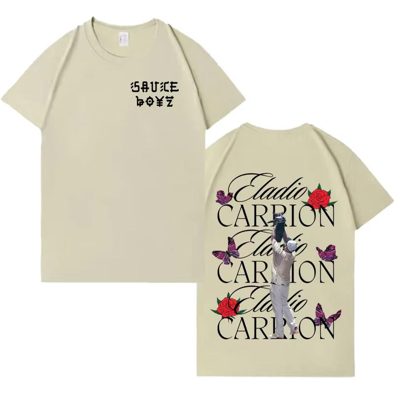 Rapper Eladio Carrion Album Tour Teenagers Tee Men Women summer Graphic Casual Gothic Humor High Quality Tshrits Fans Gift