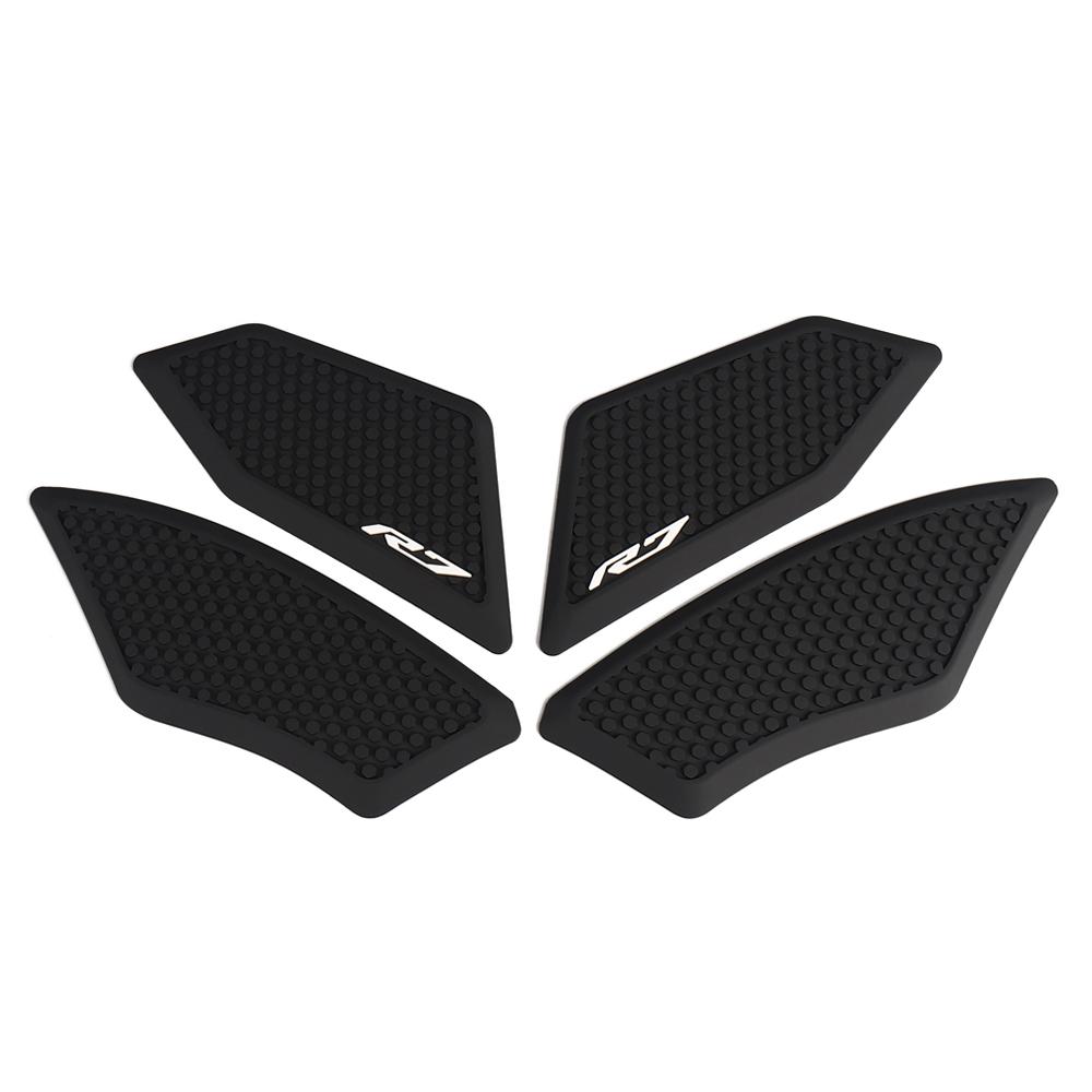 Накладки на бак мотоцикла для YAMAHA YZF R7 YZFR7 YZF-R7 2026 Новые наклейки на топливный бак Защита коленей Нескользящая накладка Комплект накладок на бак