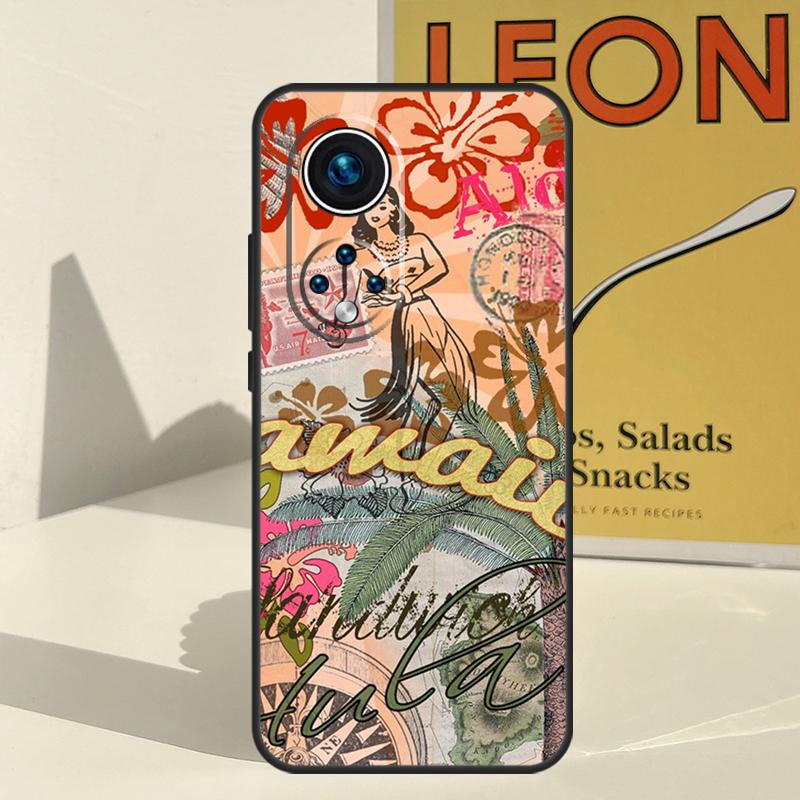 Чехол Aloha Beach Life Hawaii для Honor X9a X9b X9c X8b X8a X8 X9 50 70 90 Lite Honor 200 Pro Magic 7 5 6 Lite