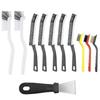 11Pcs Deep Clean Stove Rust Remover Hard Bristle Kitchen Cleaning Brush Kit  Small Spaces