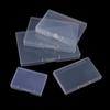 Rectangular Transparent Plastic Box Translucent Dustproof Jewelry Storage Organizer Case Durable Strong Packing Container