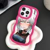 Arknights Grani Чехол для мобильного телефона из ТПУ с волнистым краем для iPhone 17 16 15 14 13 12 11 Air Pro Max Plus Цветная обложка