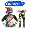 Motocross Gear Set for Kids 20 22 24 26 28 Racing Suit MX MOTO Jersey & Pant Kits Youth Children Boy Girl Motorcycle BMX Off-road Bicycle Combo