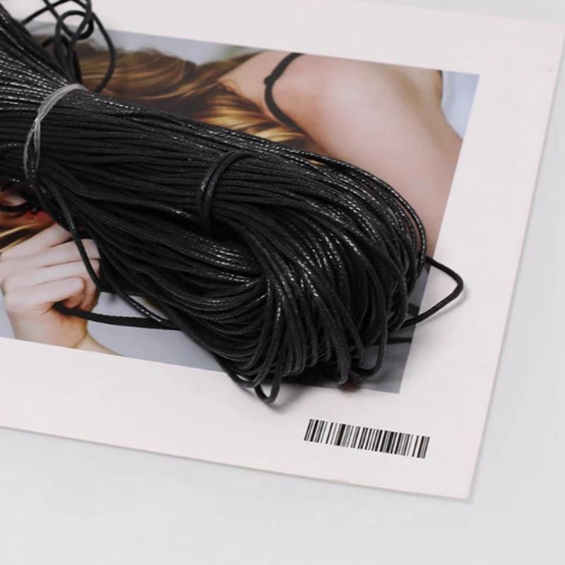 Текстура колотого льда Разноцветные ПУ ремешки Круглый шнур из искусственной кожи Плетеная веревка для рукоделия Изготовление ожерелий и браслетов 45 м 2 мм